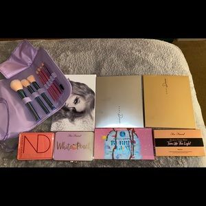 Highend eyeshadow palette /brushes bundle